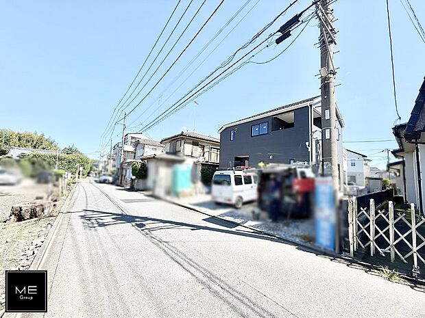 【前面道路含む現地写真】■新しい住まい、街の新しい風景