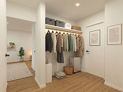 ファミリークローゼット※完成イメージパース