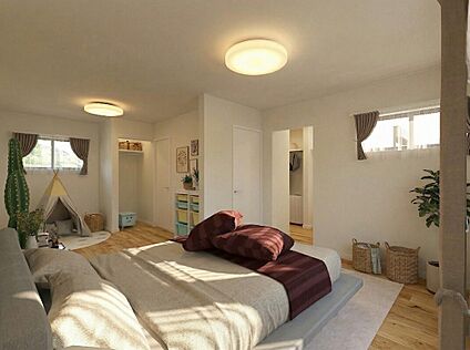 洋室A・B※完成イメージパース