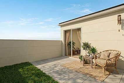 屋上庭園※イメージパース［B棟］