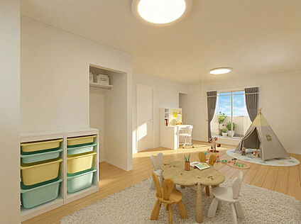 洋室A/B（B）※完成イメージパース