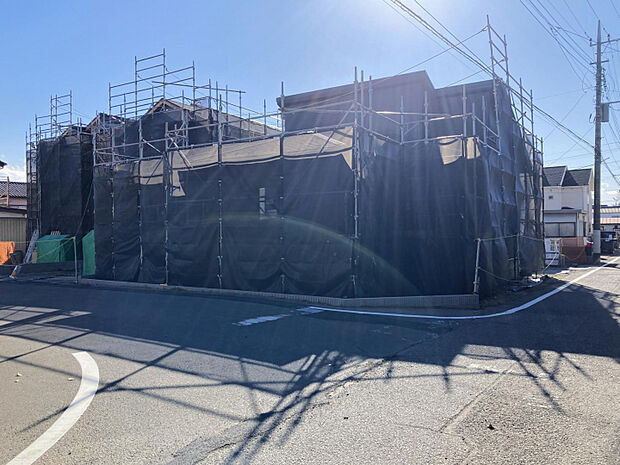 現地（1/11）　◎上棟しました！◎