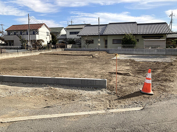 現地（2/21）　◎販売開始しました！この場所に、新しい住まいが誕生します！◎