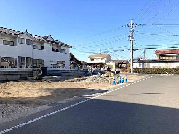 現地(2/21)造成工事中 ◎販売開始しました!この場所に、新しい住まいが誕生します!◎
