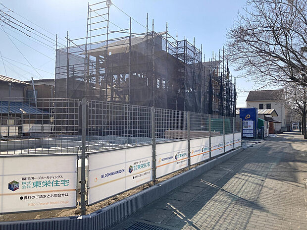 【現地（2/22）】◎上棟しました！家の骨組みがしっかりと組み上がりました！◎