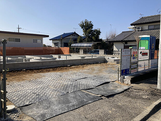 【現地(2/15)】◎着工しました!基礎工事が順調に進んでおります!◎