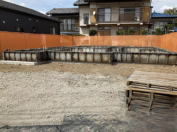 【現地（8/9）】◎着工しました！基礎工事が順調に進んでおります！◎