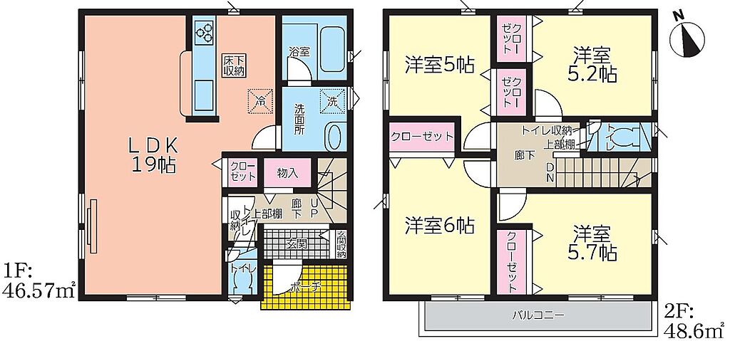 6号棟　間取図