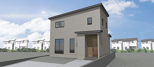 完成予想パース　A棟
