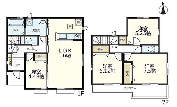 C号棟
価格： 3190万円 間取り： 4LDK 土地面積： 119.95m2 建物面積： 95.84m2