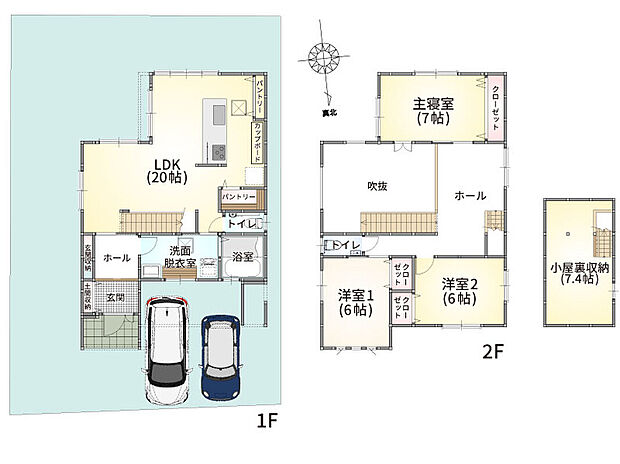 4-1号地　間取り