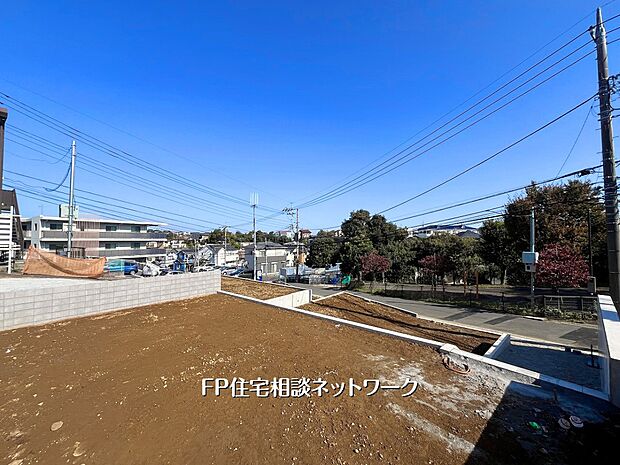 見通しが良い開放的なロケーション。