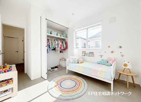 ■子供部屋■本画像はAIがCGで家具作成しており、実際の現地に家具は設置されておりません。また、販売価格に家具等は含まれておりません。