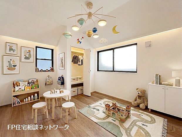 ■子供部屋■本画像はAIがCGで家具作成しており、実際の現地に家具は設置されておりません。また、販売価格に家具、小物等は含まれておりません