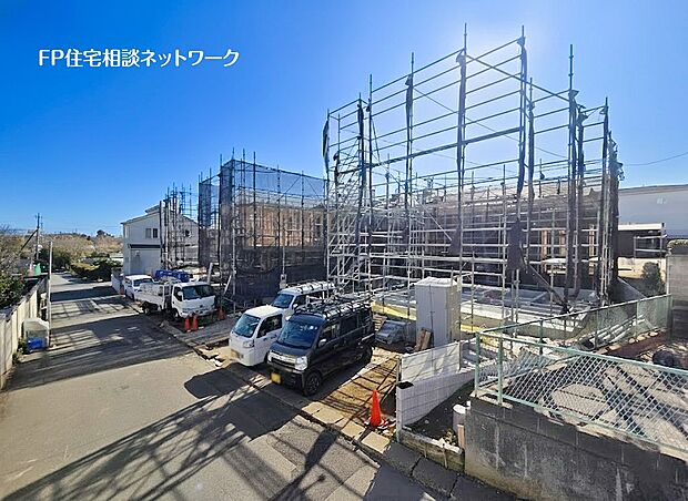全6棟の新築分譲住宅！建物面積100m2以上の大型間取り、広々としたＬＤＫは家族の憩いの空間に最適です。