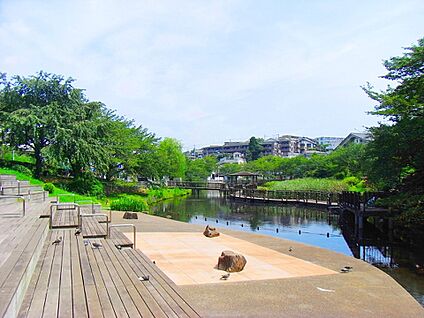 岸根公園 1300m