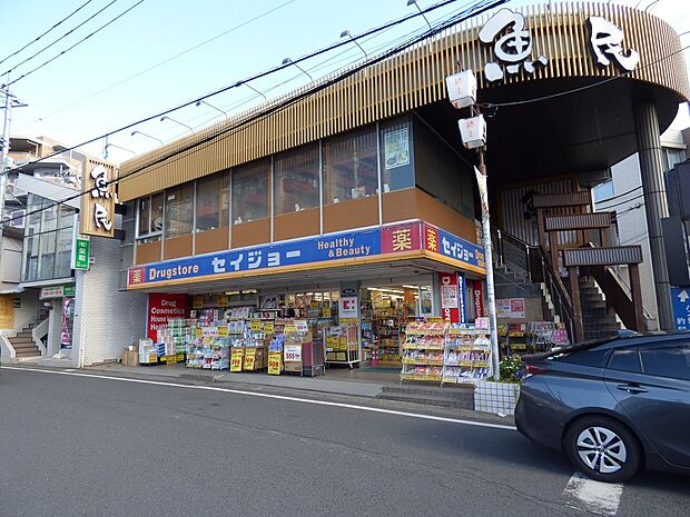 くすりセイジョー柿生駅前店(約500m・徒歩7分)
