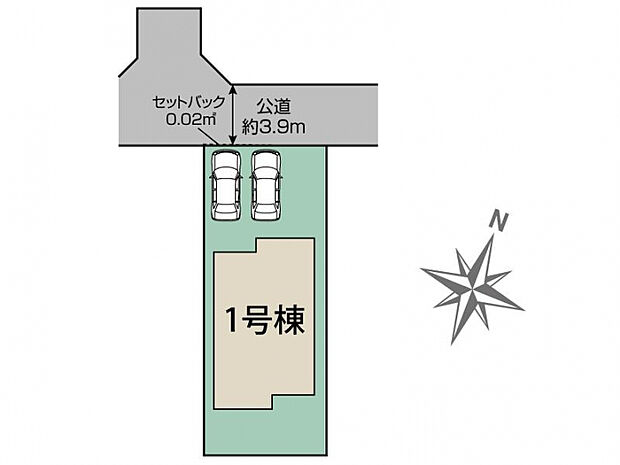 糟屋郡宇美町若草2丁目1棟 区画図