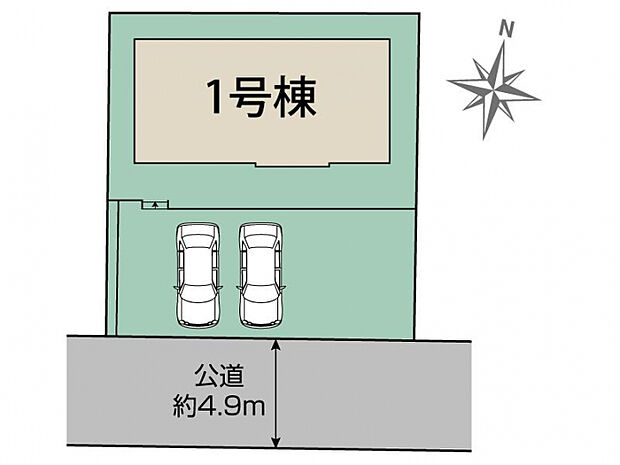 福岡市南区鶴田4丁目1棟 区画図