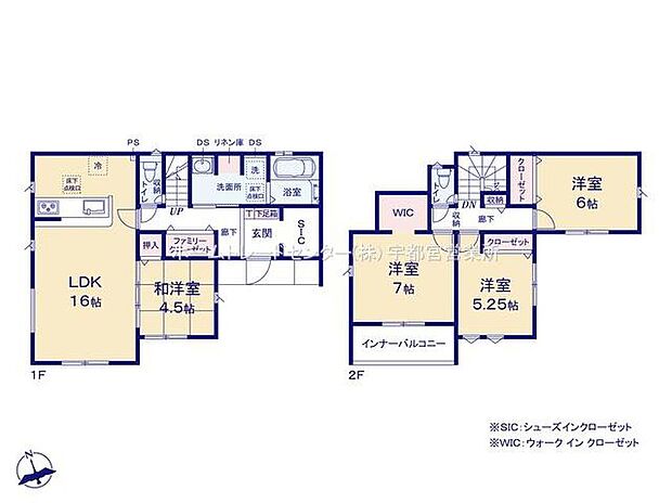 (1号棟)、価格2680万円、4LDK、土地面積148.22m2、建物面積105.57m2