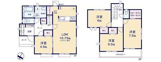 (A号棟)、価格3490万円、4LDK、土地面積160.12m2、建物面積104.12m2