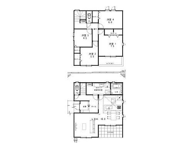 (1号棟)、価格3699万円、4LDK、土地面積207.19m2、建物面積105.99m2