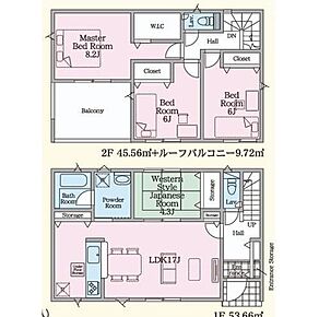 ご家族が集うLDKは広々17帖！
ウォークインクローゼット完備！ 