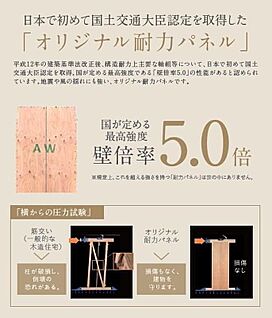 オリジナル耐力パネル