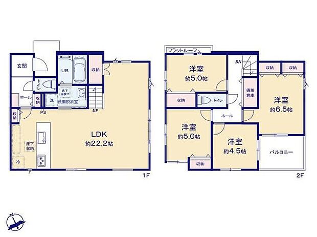 (1号棟)、価格3999万円、4LDK、土地面積100.19m2、建物面積101.8m2