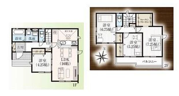 (1号棟)、価格3790万円、4LDK、土地面積144.48m2、建物面積97.71m2