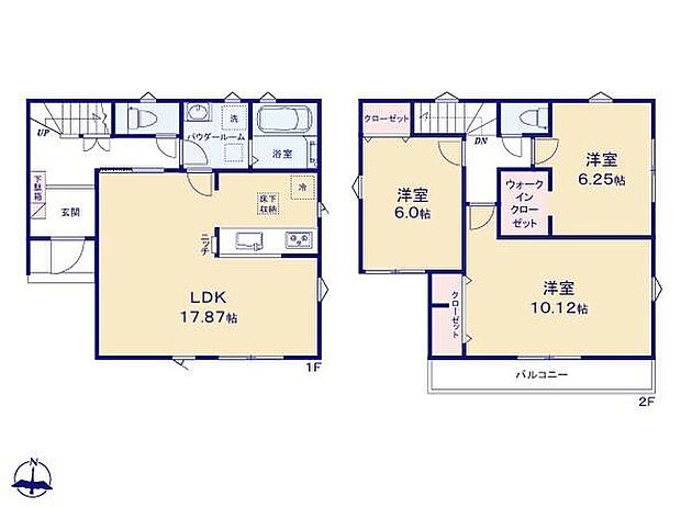 (1号棟)、価格3680万円、3LDK、土地面積103.01m2、建物面積95.64m2