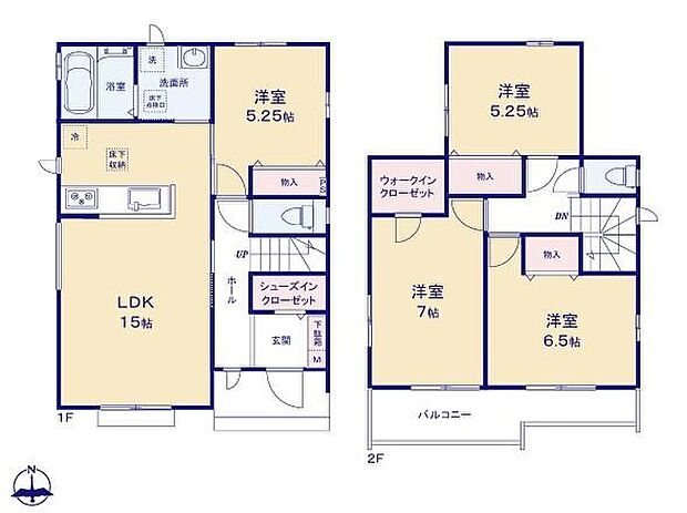 (C号棟)、価格4490万円、4LDK、土地面積137.38m2、建物面積96.05m2