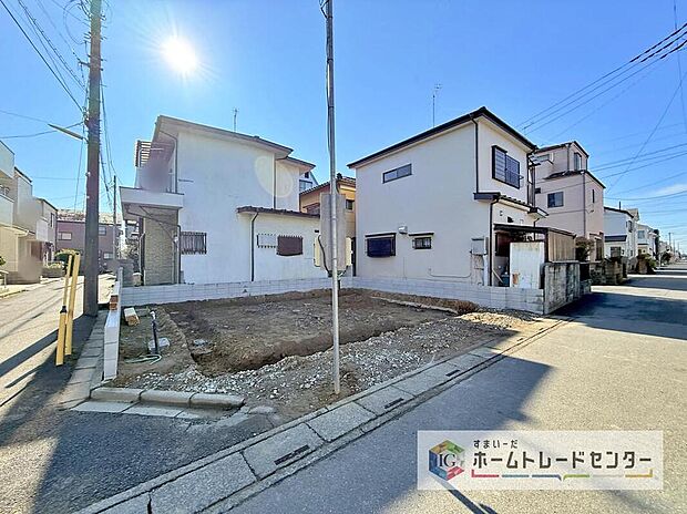 【現地外観写真】資料請求やご見学は即日対応可能♪陽当りや通風など住みやすさの工夫が満載。資料に載っていない街並みや周辺環境は、ぜひ現地で実際にお確かめください。