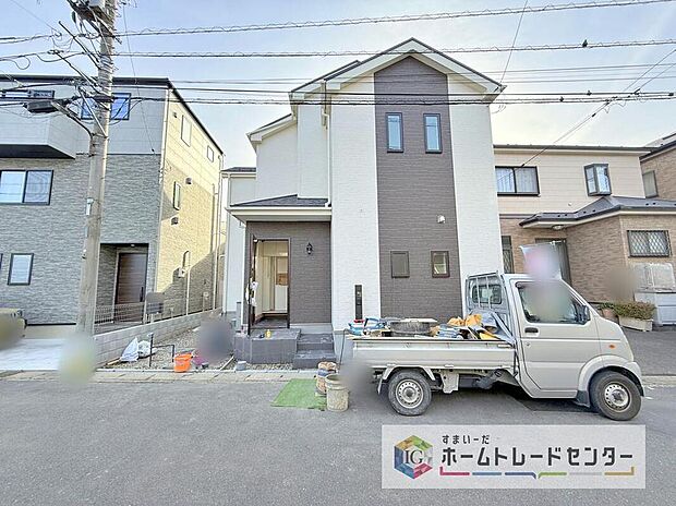【現地外観写真】資料請求やご見学は即日対応可能♪陽当りや通風など住みやすさの工夫が満載。資料に載っていない街並みや周辺環境は、ぜひ現地で実際にお確かめください。