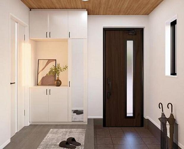 【完成予想図(内観)】資料請求やご見学は即日対応可能♪陽当りや通風など住みやすさの工夫が満載。資料に載っていない街並みや周辺環境は、ぜひ現地で実際にお確かめください。