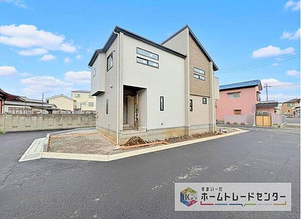 【現地外観写真】大きな分譲地ですとご近所皆様お引越しされてきた日も近く、コミュニケーションがとりやすいのがメリットです。お引っ越し後、最初の近所付き合いは中々緊張もするもの、そんなストレスを軽減してくれます。

