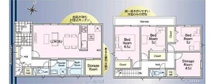 ◆リビングにはあると便利な納戸付き♪キッチンの近くなのでパントリーとしてもお使いいただけます
◆お部屋すっきり全室収納付き
◆冷暖房効率を高める全居室ペアガラスなど設備も充実しています 