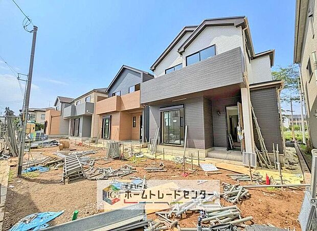 【現地外観写真】陽当たりの良い開放的な住空間。写真では分からない街並みや住環境も、ぜひ現地でご確認ください。大切な住まい選びを納得いくまでゆっくりご見学いただけます。