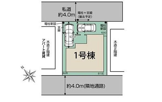 【区画図】◆一ノ割駅まで徒歩７分♪通勤や通学に便利な好立地
◆南面に隣地道路があり陽当たり・風通しも良好です♪
◆車種にもよりますが敷地内にカースペースが２台分あります