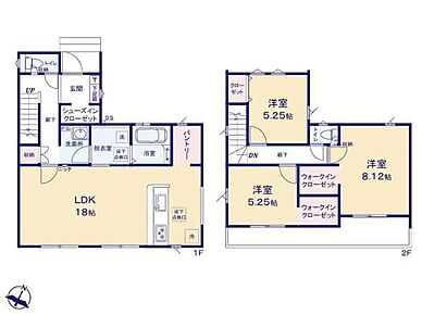 ◆広くて明るい18帖のＬＤＫ♪キッチンがスッキリ片付くパントリー付き◆動きやすいまとまった水回り＆洗面・脱衣室が分かれている間取り◆陽当たり良好！南東向きの続きバルコニー 