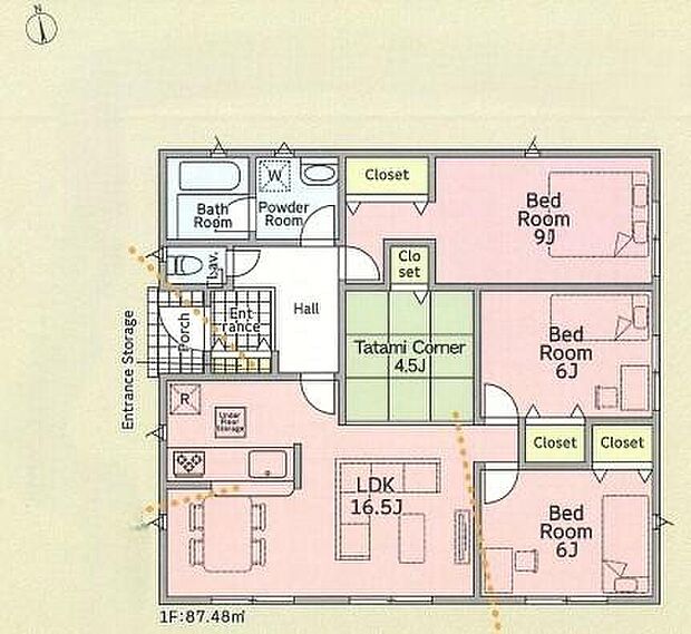 (2号棟)、価格2280万円、3LDK、土地面積226.92m2、建物面積87.48m2
