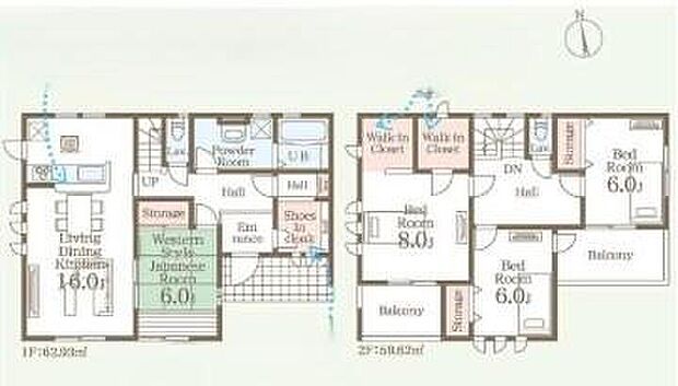 (1号棟)、価格2580万円、4LDK、土地面積411.64m2、建物面積122.55m2