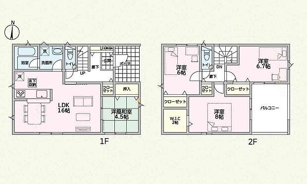 (1号棟)、価格2580万円、4LDK、土地面積165.89m2、建物面積98.82m2
