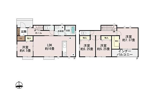 (A号棟)、価格3390万円、4LDK、土地面積218.57m2、建物面積103.09m2