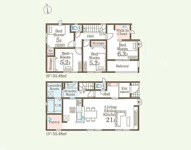 (1号棟)、価格2780万円、4LDK、土地面積261.87m2、建物面積110.96m2 