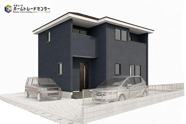 【完成予想図(外観)】3号棟※イメージ画像は実際とは異なる場合があります。