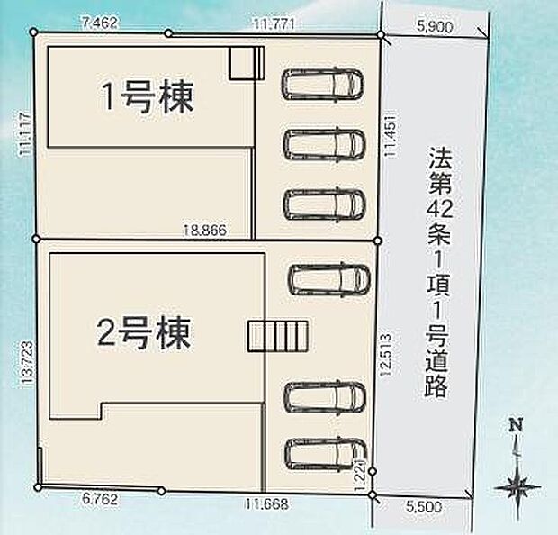 【全体区画図】◆◇カースペース3台分あり◇◆飯田グループホールディングスの物件は≪販売部門≫である当社にお任せください!お電話、メールでもお問い合わせをお待ちしております。