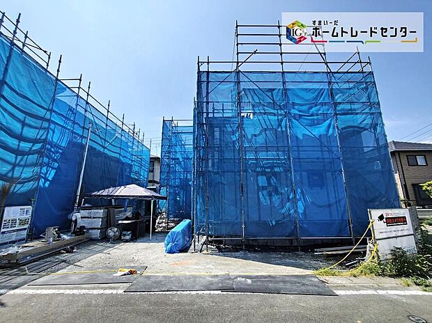 【現地外観写真】◆1号棟◇ご不明点等、スタッフがしっかりと説明させていただきますので、安心して現地をご覧ください♪