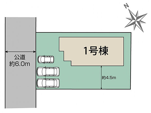 深谷市上柴町西1丁目1棟 区画図
