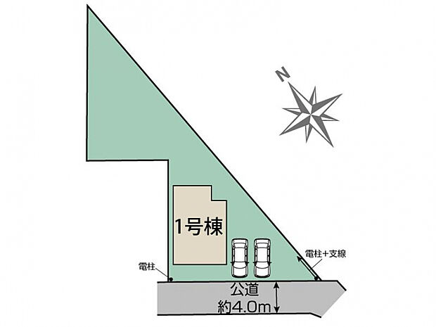 鴻巣市箕田1棟 区画図